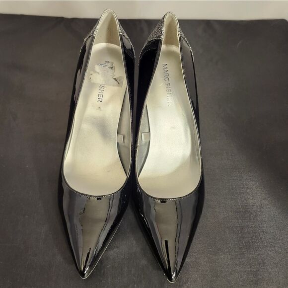 MARC FISHER WOMEN' STILETTO HEELS CLOSED TOE SLIP-ON PUMP - Picture 3 of 16